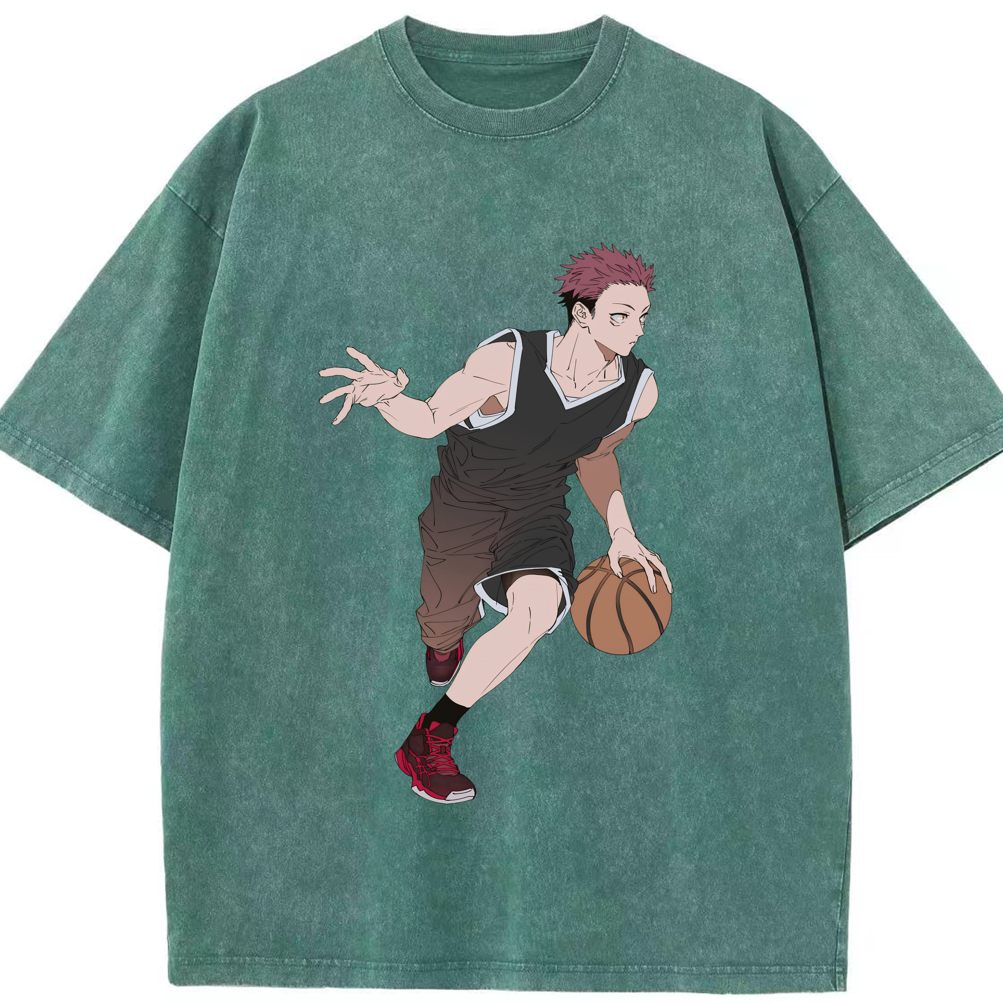（画像用） 呪術廻戦 Jujutsu Kaisen 綿100% ヴィンテージ風 半袖Tシャツ（フロントプリント）
